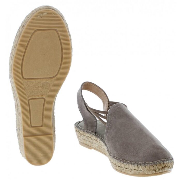 Toni Pons Nuria Espadrilles – Taupe Suede – Womens Espadrilles - Crep Direct UK