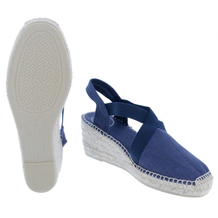 Toni Pons Ter Wedge Espadrilles – Mari Cotton – Womens Sandals, Sliders & Toe Posts - Crep Direct UK
