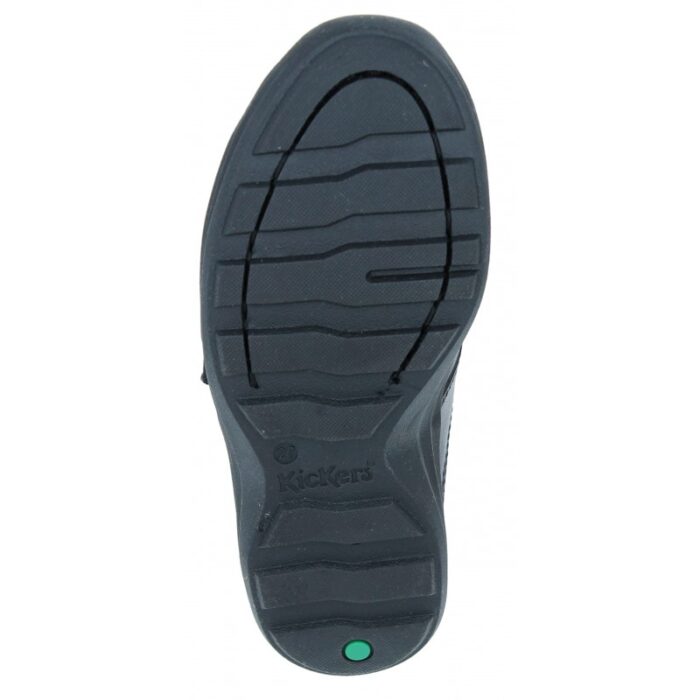 Kickers Reasan Strap Infant School Shoes – Black Leather – Boys School Shoes - Crep Direct UK