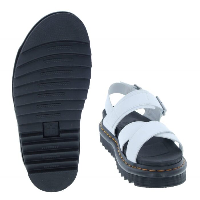 Dr. Martens Voss II Sandals – White Hydro Leather – Womens Sandals, Sliders & Toe Posts - Crep Direct UK