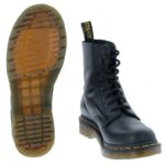 Dr. Martens 1460 Pascal Boots – Black Virginia Leather – Womens Boots - Crep Direct UK