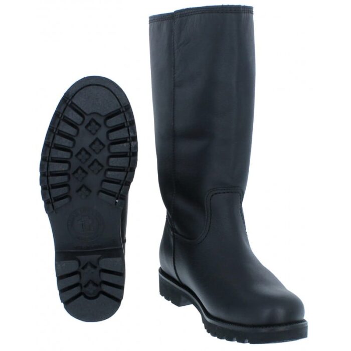 Panama Jack Bambina Igloo Boots – Black Leather – Womens Boots - Crep Direct UK