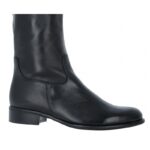 Gabor Brook M 31.649 Knee High Boots – Black Leather – Womens Boots - Crep Direct UK