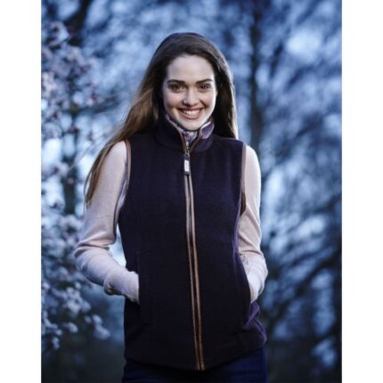 Schoffel Lyndon Fleece Gilet 1057 – Navy – Ladies Clothing - Crep Direct UK
