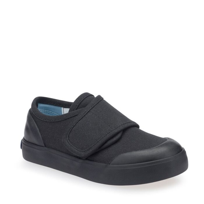 Start-Rite Skip Plimsolls – Black – Girls School Shoes - Crep Direct UK