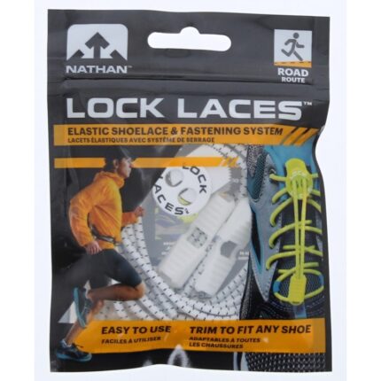 Dasco Nathan Lock Laces – White – Shoe Care - Crep Direct UK