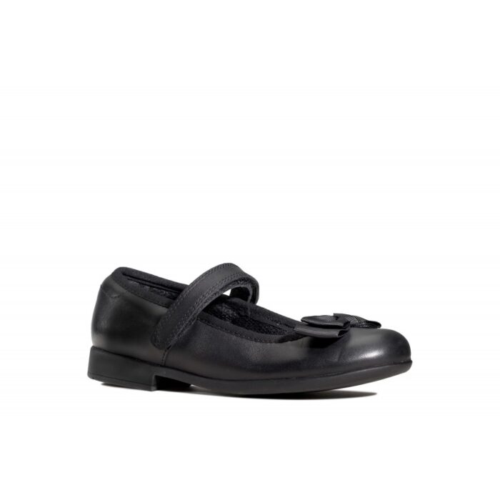 Clarks Scala Tap Kid School Shoes – Black Leather – Girls School Shoes - Crep Direct UK