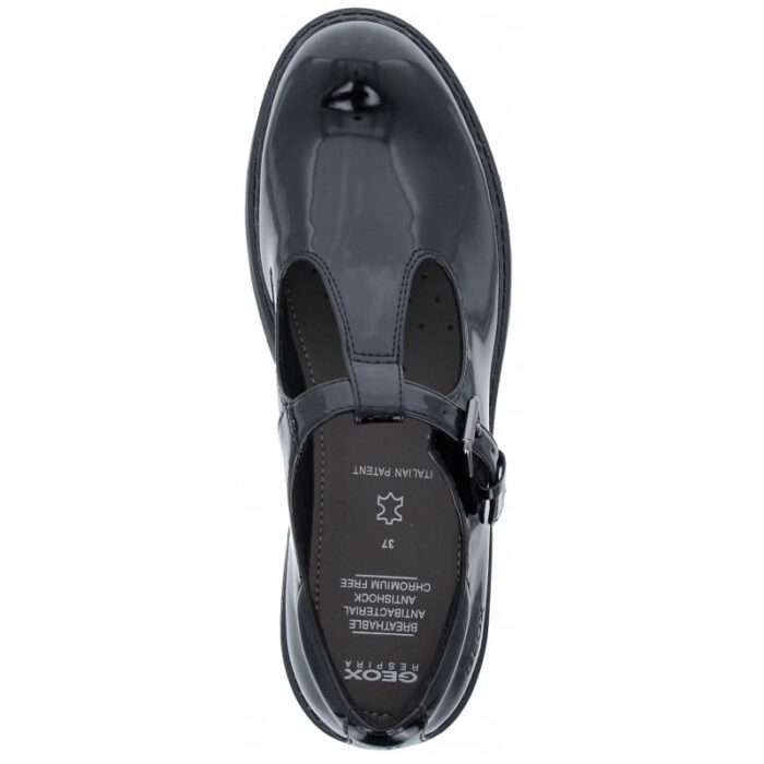 Geox Casey GE J8420E School Shoes – Black Patent – Girls School Shoes - Crep Direct UK