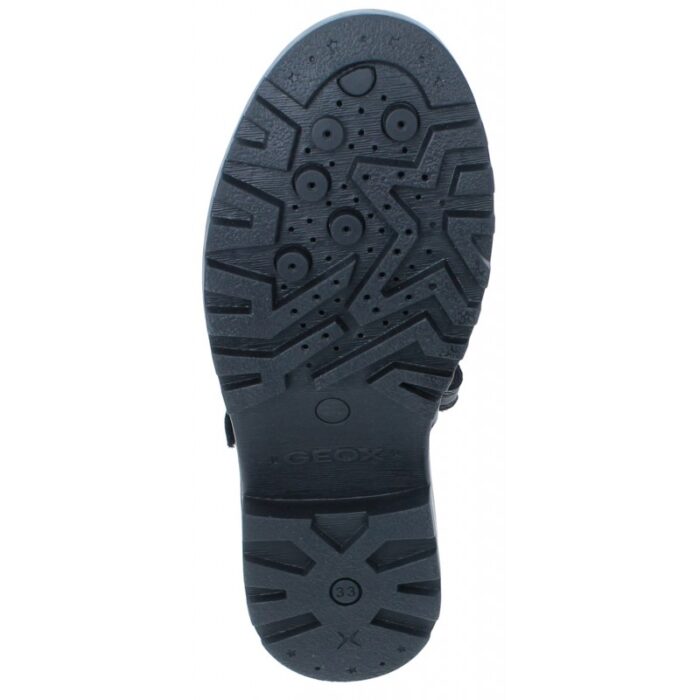 Geox Casey GP J6420P School Shoes – Black Leather – Girls School Shoes - Crep Direct UK