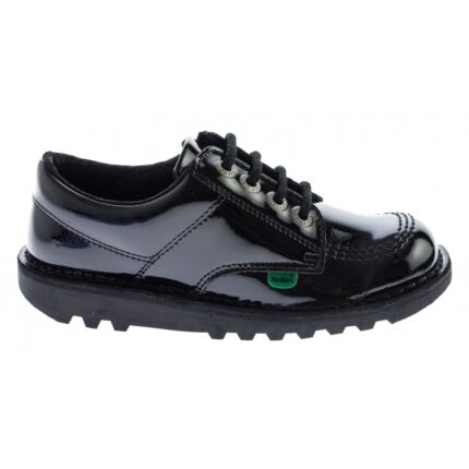 Kickers Kick Lo Core Junior School Shoes – Black Patent – Girls School Shoes - Crep Direct UK Kickers Kick Lo Core Junior School Shoes – Black Patent – Girls School Shoes - Crep Direct UK