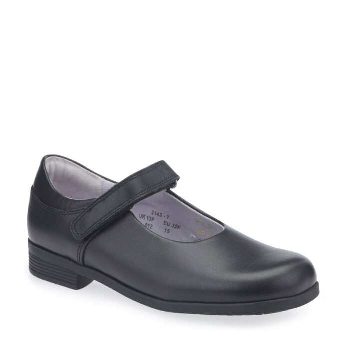 Start-Rite Samba School Shoes – Black Leather – Girls School Shoes - Crep Direct UK