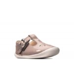 Clarks Roamer Star Toddler Shoes – Pink Patent – Girls First Shoes - Crep Direct UK