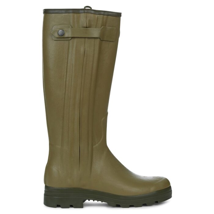Le Chameau Chasseur Leather Lined Mens Wellingtons 1178 – Vert Vierzon – Mens Wellingtons - Crep Direct UK