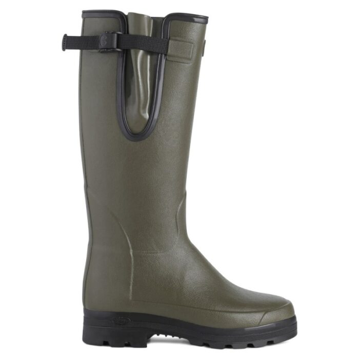 Le Chameau Vierzonord Neoprene Mens Wellingtons 1498 – Vert Chameau – Mens Trekking and Outdoor - Crep Direct UK
