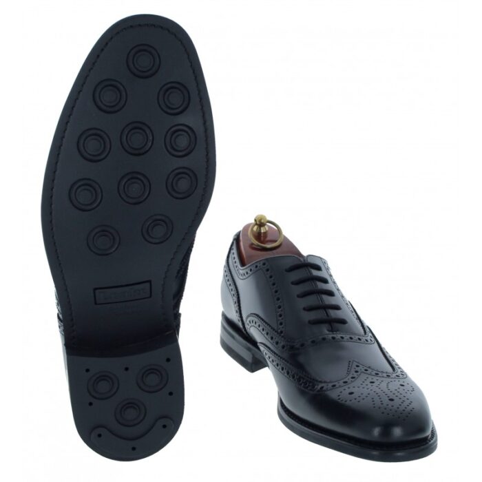 Loake 302BRG Shoes – Black Leather – Mens Shoes - Crep Direct UK