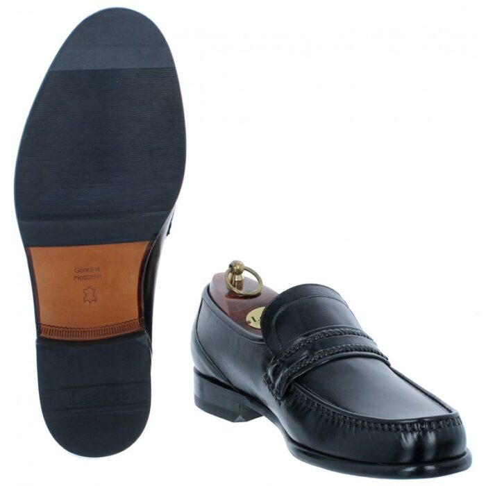 Loake Rome Shoes – Black Leather – Mens Wedding Shoes - Crep Direct UK