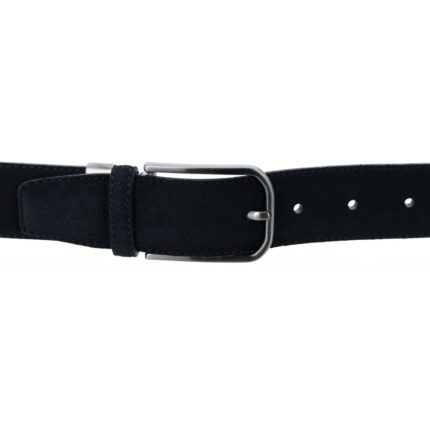 The Golden Boot Golden Boot 10031 Belt – Black Suede – Mens Belts - Crep Direct UK
