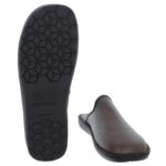 Nordikas Norwood III 131 Mule Slippers – Marron Leather – Mens Slippers - Crep Direct UK