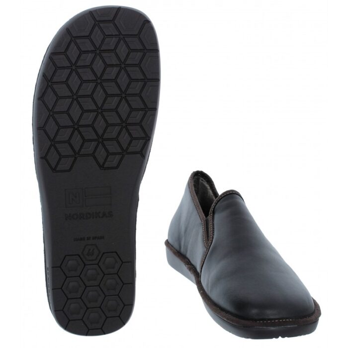 Nordikas Noble 663 Slippers – Moka Leather – Mens Slippers - Crep Direct UK