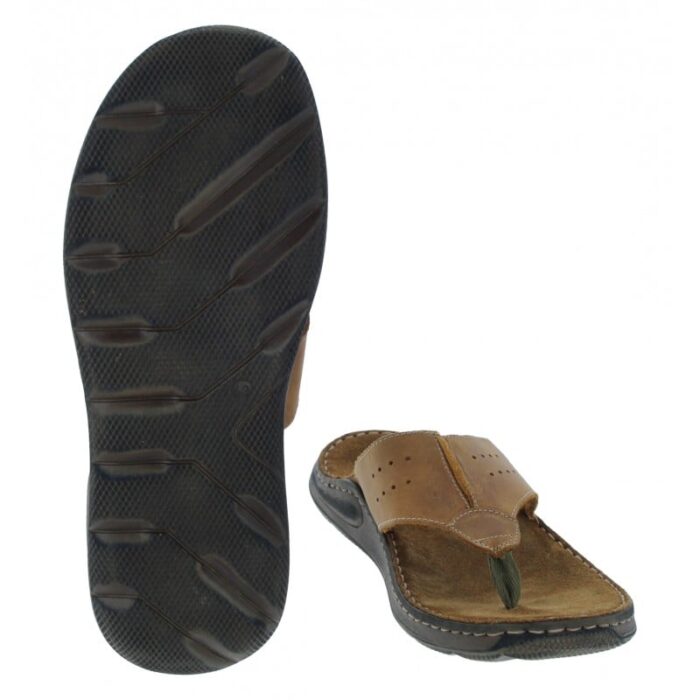 Josef Seibel Maverick 05 27105 Toe Post Sandals – Castagne – Mens Sandals, Sliders & Toe Posts - Crep Direct UK