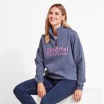 Schoffel St Issey Sweatshirt 2303 – Slate Blue Cotton – Ladies Clothing - Crep Direct UK