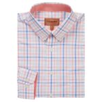 Schoffel Holkham Classic Shirt 4052 – Flamingo / Cloud Blue Cotton – Mens Clothing - Crep Direct UK Schoffel Holkham Classic Shirt 4052 – Flamingo / Cloud Blue Cotton – Mens Clothing - Crep Direct UK