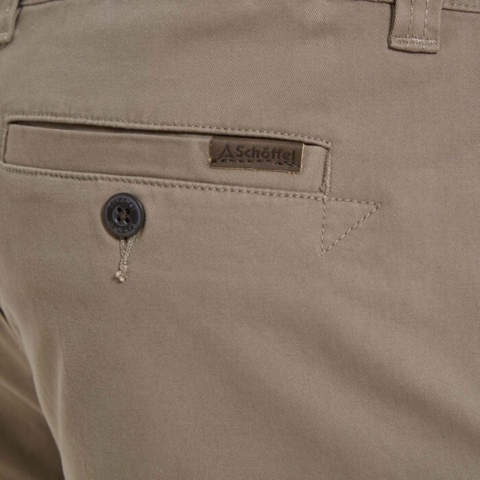 Schoffel Paul Short 20-4306 – Dark Sand Cotton – Mens Clothing - Crep Direct UK