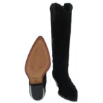 Alpe 2064 Knee High Cowboy Boots – Black Suede – Womens Boots - Crep Direct UK Alpe 2064 Knee High Cowboy Boots – Black Suede – Womens Boots - Crep Direct UK
