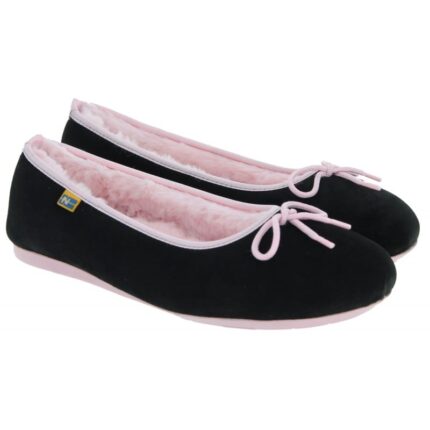 Nordikas 2011 Slippers – Black Suede – Womens Slippers - Crep Direct UK Nordikas 2011 Slippers – Black Suede – Womens Slippers - Crep Direct UK