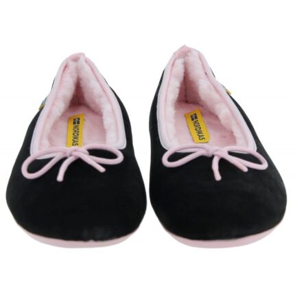 Nordikas 2011 Slippers – Black Suede – Womens Slippers - Crep Direct UK