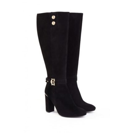 Holland Cooper Marlborough Knee High Boots – Black Suede – Womens Boots - Crep Direct UK Holland Cooper Marlborough Knee High Boots – Black Suede – Womens Boots - Crep Direct UK