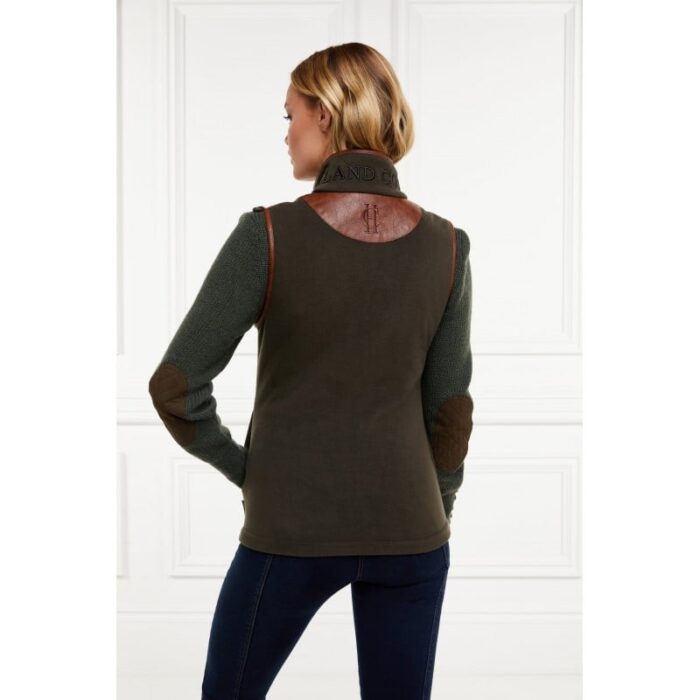 Holland Cooper Country Fleece Gilet – Khaki – Ladies Clothing - Crep Direct UK