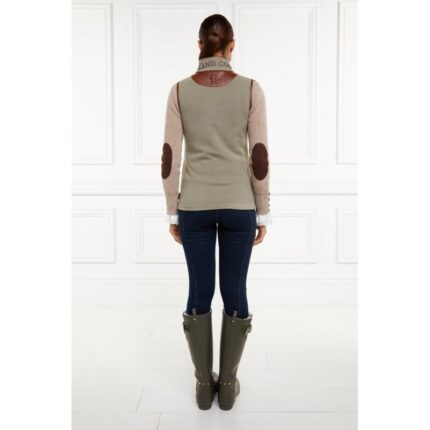 Holland Cooper Country Fleece Gilet – Sage – Ladies Clothing - Crep Direct UK
