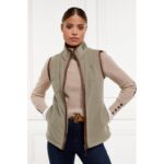 Holland Cooper Country Fleece Gilet – Sage – Ladies Clothing - Crep Direct UK