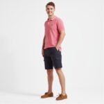 Schoffel St Ives Garment Dyed Polo Shirt 3139 – Coral Cotton – Mens Clothing - Crep Direct UK