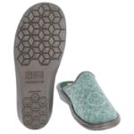 Nordikas 2151-o/8 Mule Slippers – Verde Velvet – Womens Slippers - Crep Direct UK