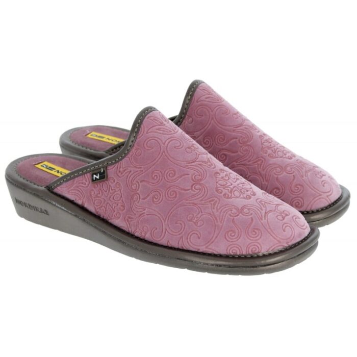 Nordikas 2151-o/8 Mule Slippers – Malva Velvet – Womens Slippers - Crep Direct UK