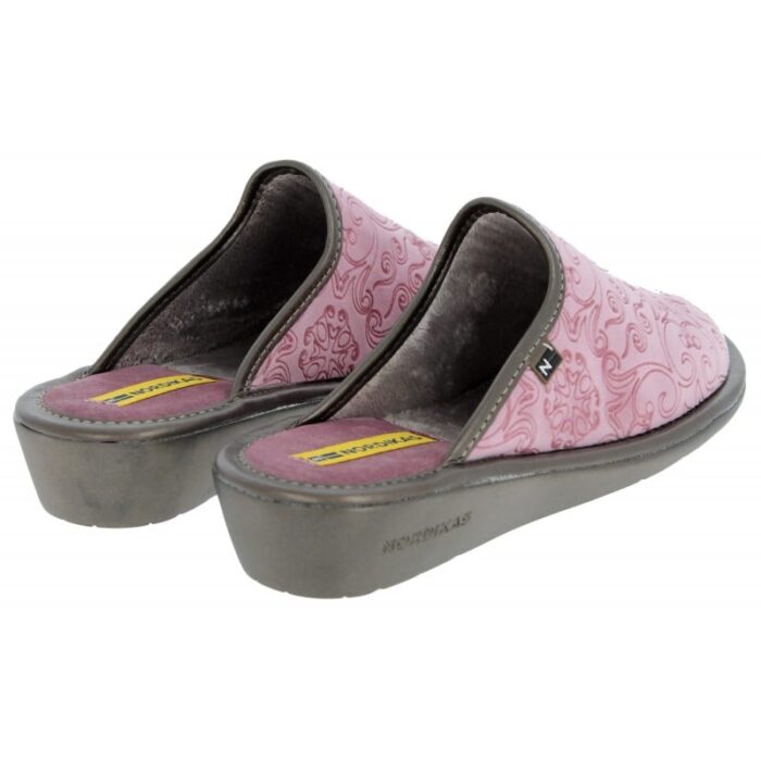 Nordikas 2151-o/8 Mule Slippers – Malva Velvet – Womens Slippers - Crep Direct UK