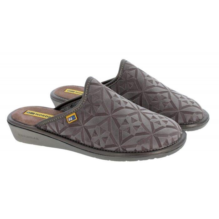 Nordikas 2165-o Mule Slippers – Taupe – Womens Slippers - Crep Direct UK
