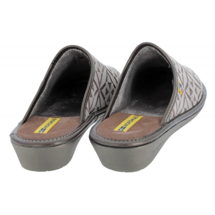 Nordikas 2165-o Mule Slippers – Taupe – Womens Slippers - Crep Direct UK