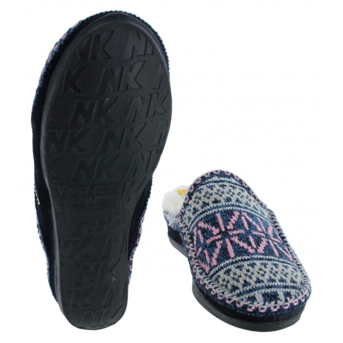 Nordikas 1502 Mule Slippers – Azul Textile – Womens Slippers - Crep Direct UK