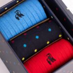 Swole Panda Sock Gift Box 3 Pairs – Multi Spot – Mens Clothing - Crep Direct UK
