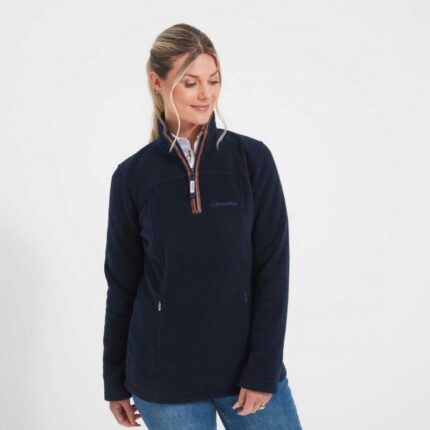 Schoffel Tilton II 1/4 Zip Fleece 13447 - Navy Textile - Ladies Clothing