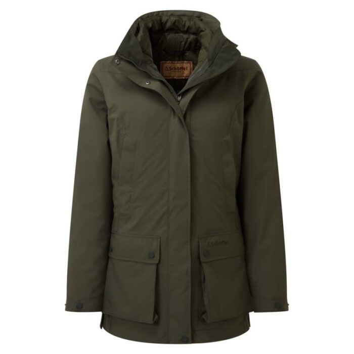 Schoffel Uppingham 3 In 1 Coat 13090 – Forest – Ladies Clothing - Crep Direct UK