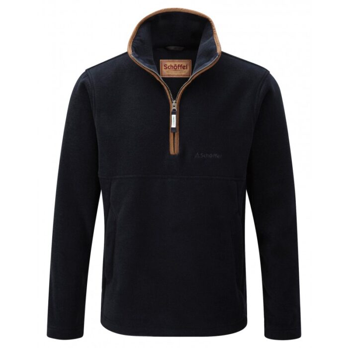Schoffel Berkeley 1/4 Zip Fleece 21106 – Navy – Mens Clothing - Crep Direct UK