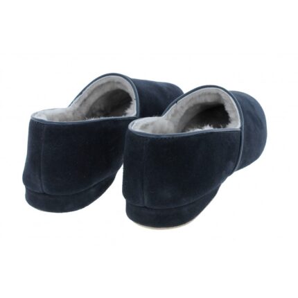Draper Anton Slippers – Navy Suede – Mens Slippers - Crep Direct UK