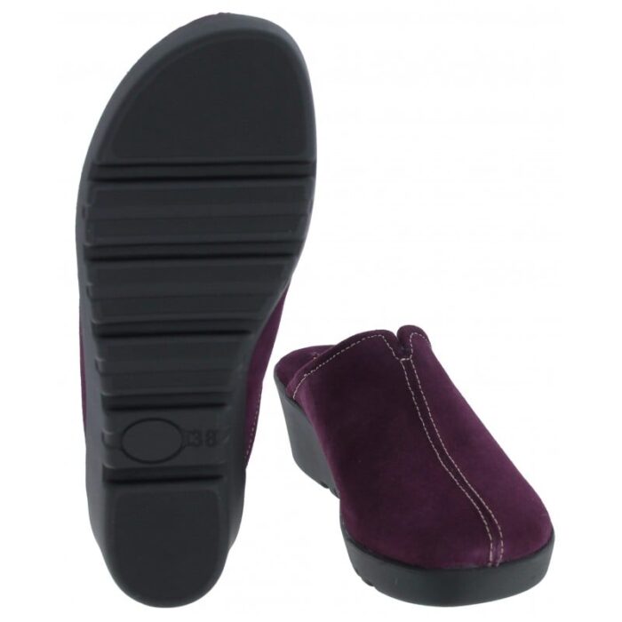 Nordikas 2287 Mule Slippers – Morado Suede – Womens Slippers - Crep Direct UK