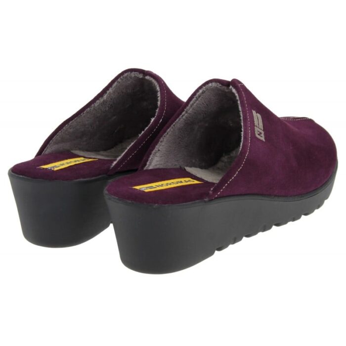 Nordikas 2287 Mule Slippers – Morado Suede – Womens Slippers - Crep Direct UK