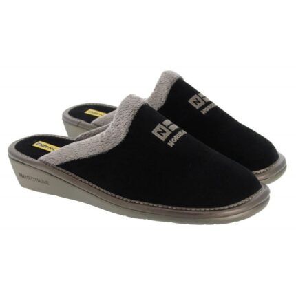 Nordikas 238-O Mule Slippers – Black Suede – Womens Slippers - Crep Direct UK Nordikas 238-O Mule Slippers – Black Suede – Womens Slippers - Crep Direct UK