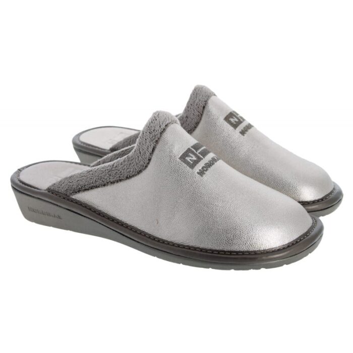Nordikas 238-O Mule Slippers – Onyx Leather – Womens Slippers - Crep Direct UK